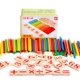 thumbnail image 3 of 1 juego de juguetes preescolares para niños Montessori, varillas para contar con caja de hierro, educación matemática para niños y niñas, 3 of 4