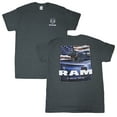 thumbnail image 3 of Men's Dodge Ram American Classic w/ Black Labrador In Pickup Truck T-Shirt, 3 of 3