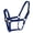 Navy Blue, variant on Premium Nylon Horse Halter in Brown, Royal Blue, Navy Blue, Tan