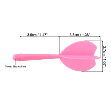 Red Dragon Darts PATIKIL Integrated Dart Shaft & Flights, 6 Pack