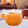 thumbnail image 6 of BiFandian Halloween Pumpkin Candles, Halloween Pumpkin Spice Candle Decoration Indoor Outdoor, Holiday Candle Gifts for Home Outside Yard Lawn Garden Party, 6 of 7