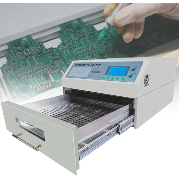 Infrared Reflow Oven Furnace, BGA Rework Station, Professional Infrared Heater, Soldering Automatic Reflow Machine