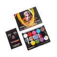 thumbnail image 2 of Face Paint Kit, Professional Quality Face & Body Paint, 15 Colors & 1 Brushes Makeup Face Paint Palette Set, 2 of 3