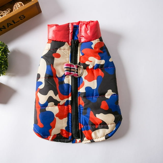 Veste d'Hiver Réversible à Fermeture Éclair pour Chien, Gilet pour Temps Froid et Aventures en Plein Air