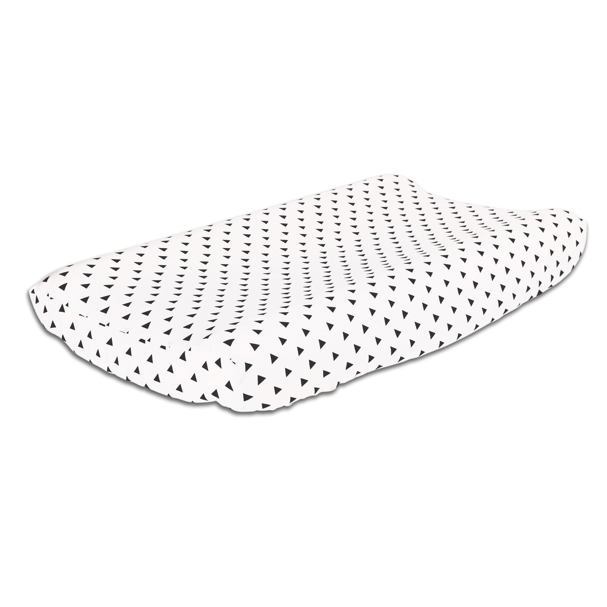 white changing pad cover