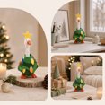 thumbnail image 4 of Liamobondopolis Desk Goose Christmas Tree Outfit with Star Topper and Colorful Lights, Magnetic Felt Goose Costume Fits 7 Inch Desktop Goose, Festive Holiday Decor for Home and Office, 4 of 7
