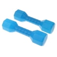 thumbnail image 1 of Par de Mancuernas de Plástico Ligeras Sunnimix 2x1 para Ejercicios Al Aire Libre Azul, 1 of 8