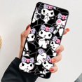 thumbnail image 1 of Funda de teléfono suave negra Melody kuromi para Samsung Galaxy A10s A02s A20e A10 A40 A02 A01 A03 Core A04 A70 A50 A03s A04s xuanjing  unisex, 1 of 2