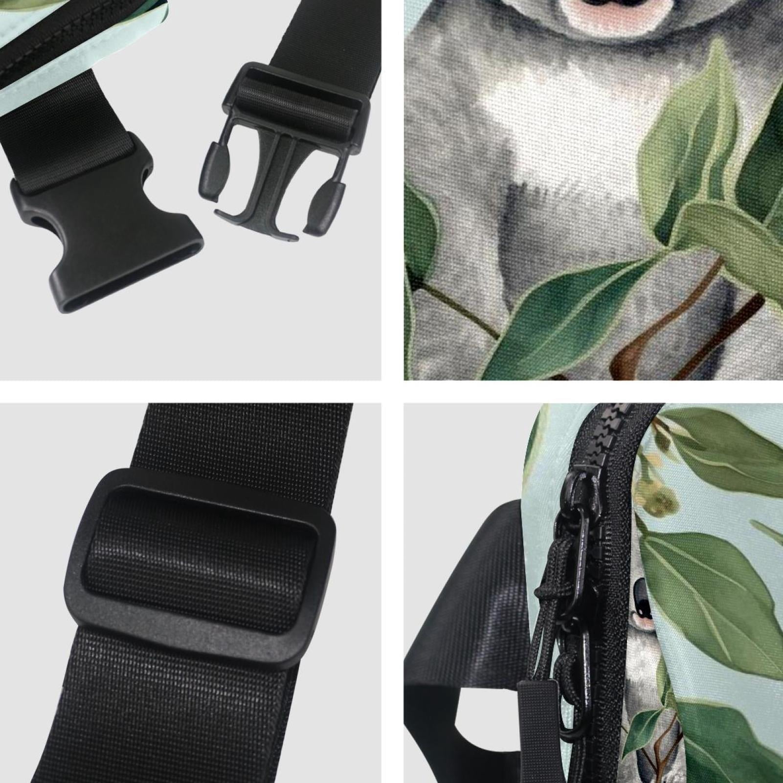 Koala Lightweight Adjustable Running Belt with Extension Strap for Unisex - Fanny Pack Waist Bag for Fitness and Exercise