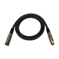 thumbnail image 3 of Deco Gear XLR 10' Male to XLR Female 16AWG Gold Plated Cable (4-Pack), 3 of 9