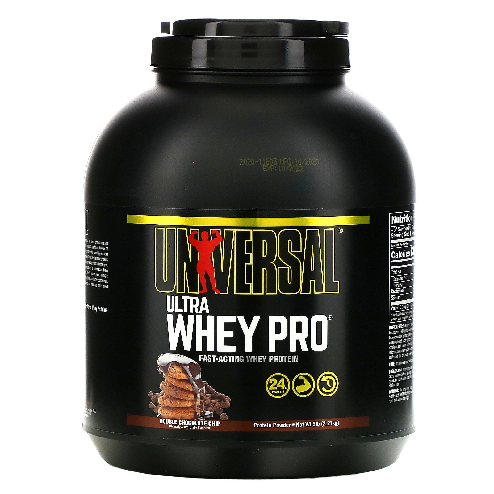 Universal Nutrition Ultra Whey Pro, Protein Powder, Double Chocolate