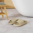 thumbnail image 2 of Sandalias tipo slide Joomra para mujer, talla 8, EVA acolchada, color caqui, 2 of 6