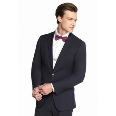 Calvin Klein Mens Slim fit Sport Coat Suit Jacket Blazer 38 R Navy Blue Solid