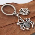 thumbnail image 4 of Jinsinto Halloween Spider Keychain, Retro Horror Spider Pendant Keyring Halloween Ornament Keychain Creative Gift (2pcs), 4 of 5