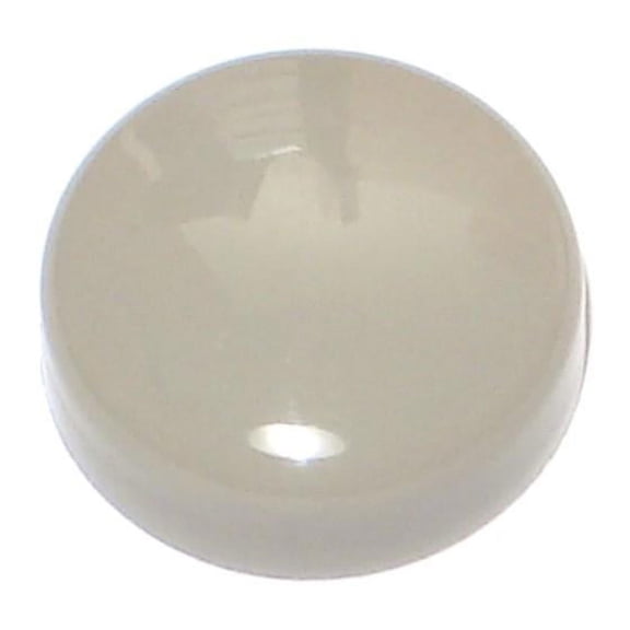 1/4" Gray Nylon Plastic Hex Head Screw Covers SCVR-074 (40 pcs.)