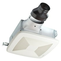 Broan-NuTone LP80 ENERGY STAR Certified LoProfile 4" Bath Ventilation Fan, 1.0 Sones, 80 CFM White Exhaust Fan CA2