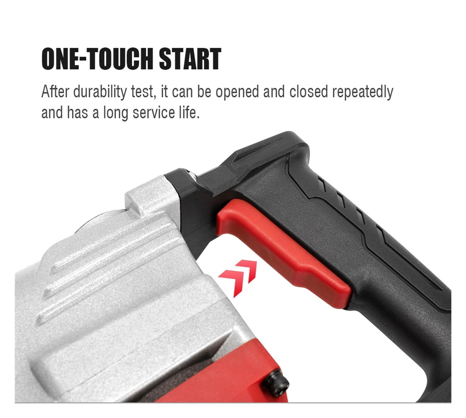 KM-300 In-line Electric Power Cable Crimping Tool, 10-300mm² Copper/Aluminum Terminal Crimping 2200W Power