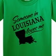 thumbnail image 4 of Inktastic Someone in Louisiana Loves Me Youth T-Shirt, 4 of 5