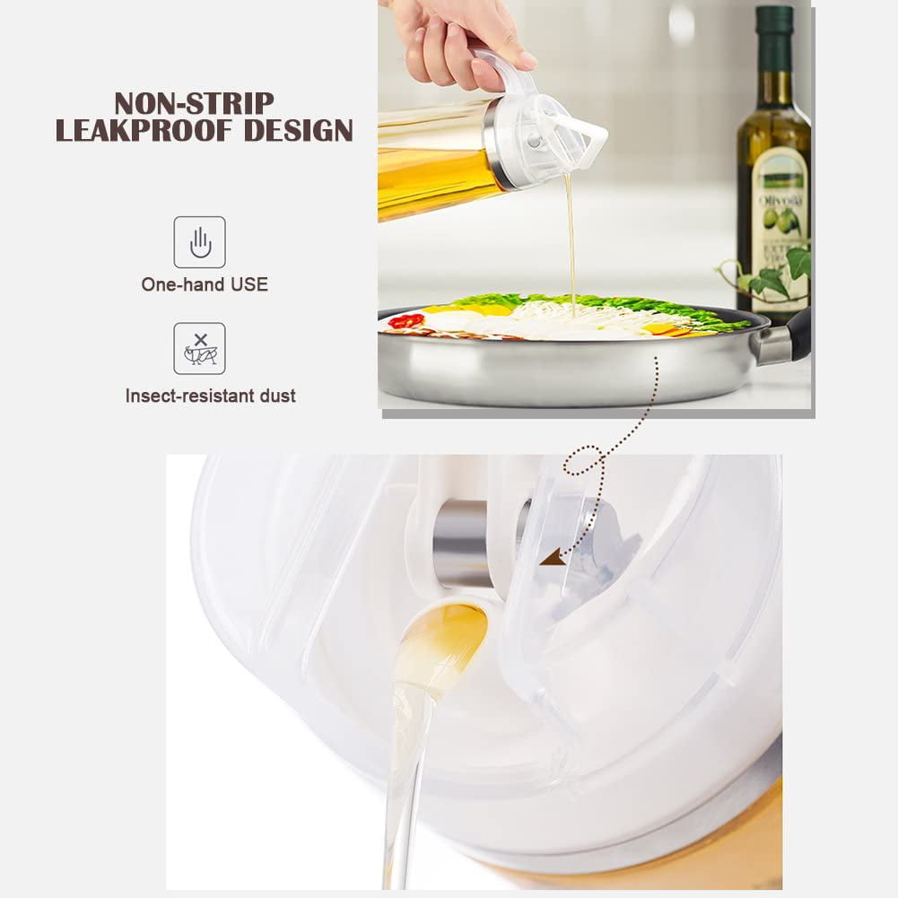 Details about   Auto Flip Olive Oil Dispenser Bottle Seasoning Condiment Container For Kitchen 