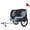 Grey, variant on S-HOME Large Folding Dog Trailer for Outdoor Adventures with Durable Steel Frame and 100LB Capacity Pet Carrier,Black+Green