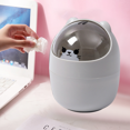 thumbnail image 4 of Cute Bear Shape Trash Can Wastebasket Large Capacity Cartoon Desktop Trash Can, 4 of 5