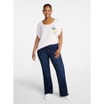 thumbnail image 2 of Terra & Sky Women's Plus Lemons Graphic Tee with Short Sleeves, Sizes 0X-5X, 2 of 5