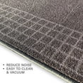 thumbnail image 5 of Playa Rug Checkered Border Non-slip Contemporary 26-inch Wide Runner Rug 15 Feet - Grey, 5 of 6