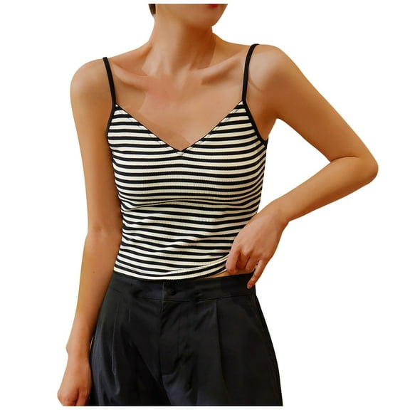 Levmjia Women Sleeveless Tops Casual Summer Tank Tops Soft Breathable Cotton Blend Slim Fit V Neck Cute T Shirt for Women Fashion Comfortable Daily Wear