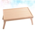 thumbnail image 3 of OULII 1Pcs Wood Bed Eating Tray Portable for Tea Time, 3 of 8