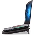 thumbnail image 4 of Almohadilla de enfriamiento para computadora portátil, enfriador para computadora portátil alimentado por USB, 2 ventiladores grandes silenciosos azules, soporte antideslizante ajustable en altura par Namotu CZDZ-HY92, 4 of 6