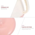 thumbnail image 3 of ORDDIART 1 Set Portable Chamber Pot with Lid PP Pink for Adults Medical Care, 3 of 5