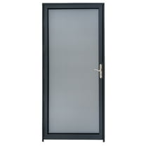 Sdstone Grisham Deluxe 36'' x 80'' Steel Security Door, 310-Black