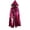 Hot Pink, variant on REDARER Kids Halloween Cosplay Hooded Cloak Shiny Metallic Cape with Front Tie Closure for Fancy Dress Party Outfit,75cm
