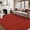 Rose red, variant on GlowSol 2x6 Modern Solid Textured Runner Rug, Machine Washable Ultra-Soft Low Profile Carpet, Non-Shedding Stain Resistant Floor Mat for Entryway, Hallway, Kitchen, Bedroom, Blue