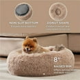 thumbnail image 5 of DABEI Calming Dog & Cat Bed, Anti-Anxiety Donut Cuddler Warming Cozy Soft Round Bed, Fluffy Faux Fur Plush Cushion Bed For Small Medium And Large Dogs And Cats (16"/20"/24"/28"/31"/39"), 5 of 18