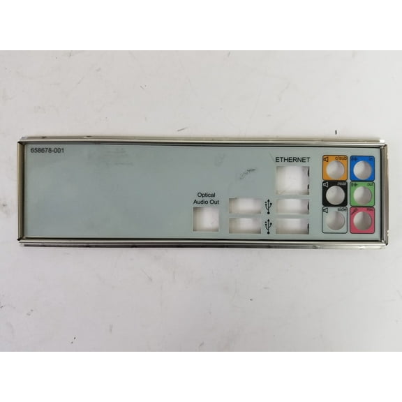 Pre-Owned HP 685006-001 I/O Shield For Pavilion Elite H8-1000 Desktop Motherboard (Good)