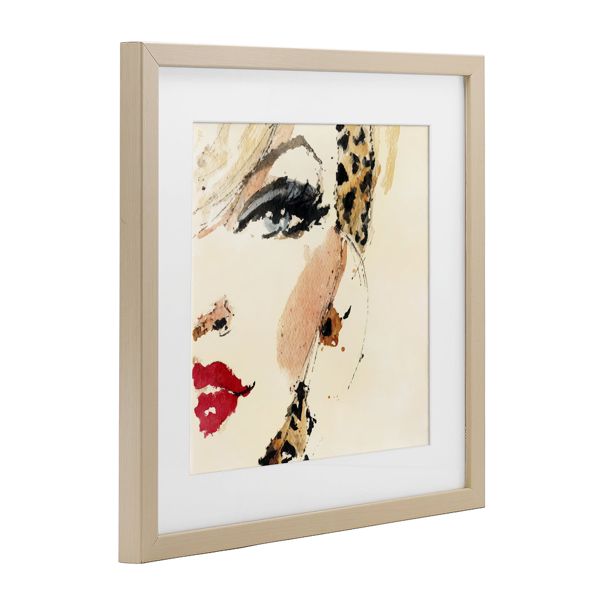 Stupell Industries Crimson Enigma Lipstick Birch Framed Print Under Glass, design by Svetlana Aleynikova