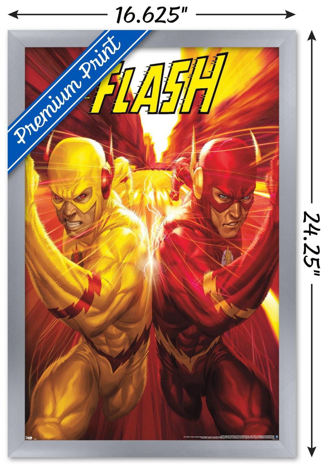 DC Comics - The Flash and The Reverse Flash - Race Wall Poster