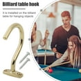 thumbnail image 4 of Snooker Billiards Rod Pool Table Edge Iron Hook Cue Racks Holder Accessories, 4 of 9
