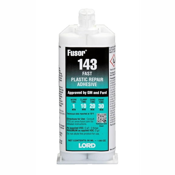 FUSOR 143 E Xtreme Plastic Repair, 1.7 Oz.
