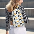 thumbnail image 5 of Saiise Cute Elephant Print Laptop Backpack - Adjustable Shoulder Straps, Water-Resistant, Large Capacity, Stylish Design, Unisex for School, Office, Travel-Small, 5 of 5