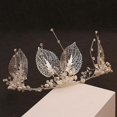 thumbnail image 4 of Tocados hechos a mano Vevor para fiesta de cumpleaños accesorios corona europea americana oro plata, 4 of 5