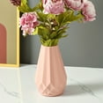thumbnail image 1 of Jarrón de plástico imitación esmalte para arreglos florales | Maceta decorativa para el hogar | Adorno para mueble de TV de sala de estar | Soporte para flores secas y elemento decorativo de mesa, 1 of 6