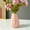 Pink, variant on HOARBOEG Elegant Plastic Vase - Faux Ceramic Finish Flower Vases For Bouquet, Centerpiece for Living Room & TV Cabinet Flower Vase Decor