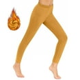 thumbnail image 5 of Endives Women's Winter Fleece Line Pants Thermal High Elastic Yoga Leggings Elastic Waist Yoga Legging, 5 of 5