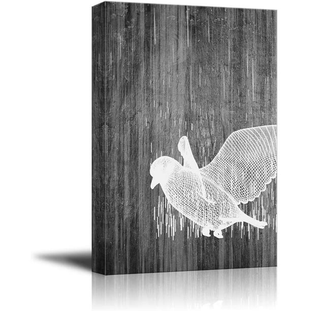 wall26 Canvas Wall Art Black and White Abstract Pictures Home Wall