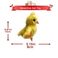 thumbnail image 6 of EVNELE Interactive Cat Toys Flapping Chicken for Indoor Cats Rechargeable Cat Toy Vivid Chirping, Automatic Beating Wings Kitty Toys with Catnip for Kitten Exercise, Hanging Toys Self Play, 6 of 6