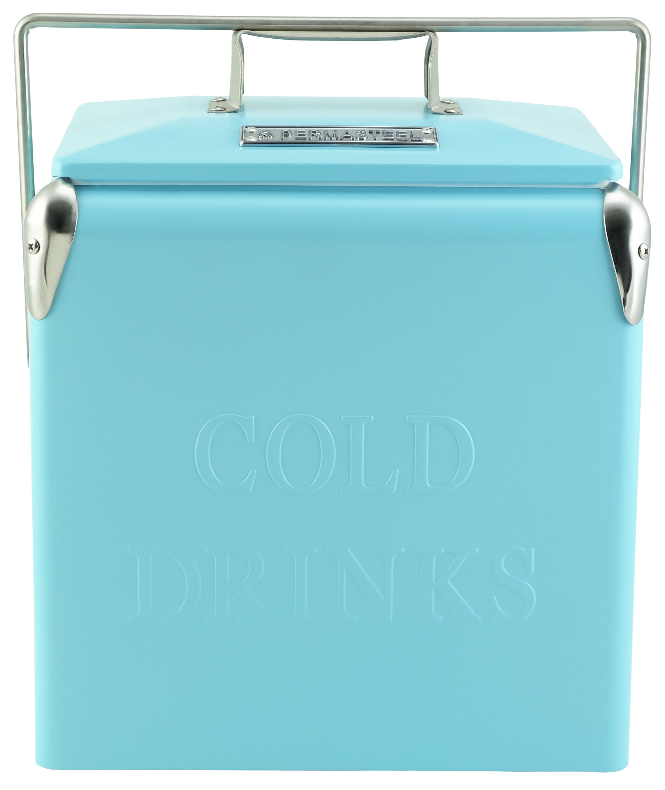 Permasteel 14 qt. Turquoise Portable Picnic cooler