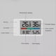 thumbnail image 3 of Termómetro Higrómetro Inteligente con Reloj Multifunción y Pantalla Digital, Sensor de Estación Meteorológica para el Hogar., 3 of 5