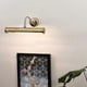 thumbnail image 4 of Modern Adjustable Twin Picture Wall Light in an Antique Brassed Effect Finish, 4 of 5
